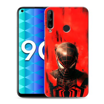 Силиконовый чехол на Huawei Honor 9C с принтом человек паук spiderman