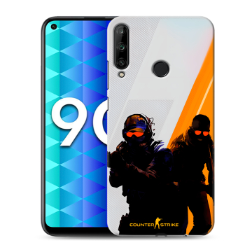 Силиконовый чехол на Huawei Honor 9C с принтом Контер страйк Counter strike
