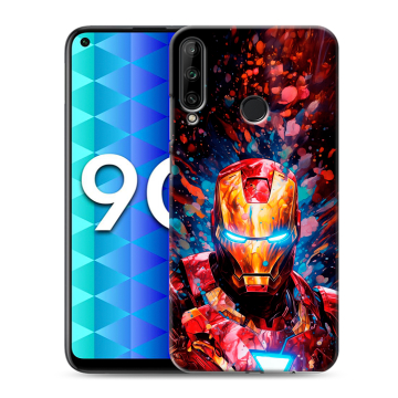 Силиконовый чехол на Huawei Honor 9C с принтом Железный человек Ironman Силиконовый чехол на Huawei Honor 9C с принтом Железный человек Ironman