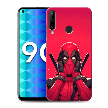 Силиконовый чехол на Huawei Honor 9C с принтом Дедпул Deadpool
