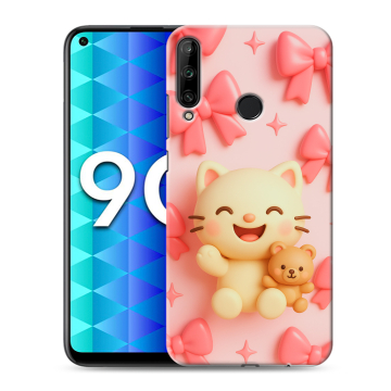 Силиконовый чехол на Huawei Honor 9C с принтом для девочек