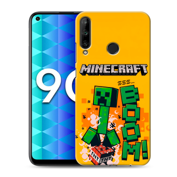 Силиконовый чехол на Huawei Honor 9C с принтом Майнкрафт Minecraft Силиконовый чехол на Huawei Honor 9C с принтом Майнкрафт Minecraft