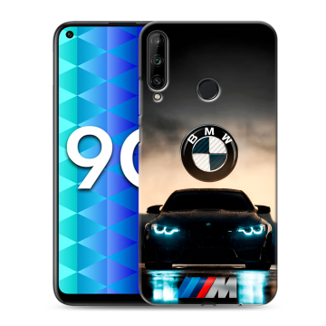 Силиконовый чехол на Huawei Honor 9C с принтом БМВ BMW
