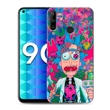 Силиконовый чехол на Huawei Honor 9C с принтом Рик и Морти Rick Morty Силиконовый чехол на Huawei Honor 9C с принтом Рик и Морти Rick Morty