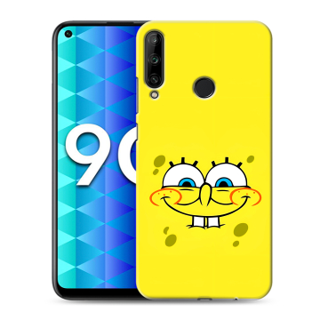 Силиконовый чехол на Huawei Honor 9C с принтом спанчбоб спанч боб