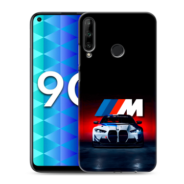Силиконовый чехол на Huawei Honor 9C с принтом БМВ BMW