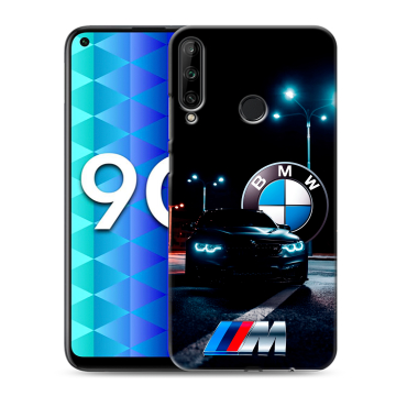 Силиконовый чехол на Huawei Honor 9C с принтом БМВ BMW