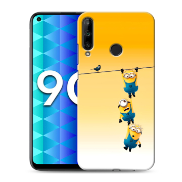 Силиконовый чехол на Huawei Honor 9C с принтом Миньоны Силиконовый чехол на Huawei Honor 9C с принтом Миньоны