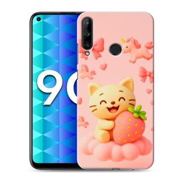Силиконовый чехол на Huawei Honor 9C с принтом для девочек