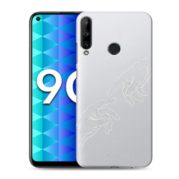 Силиконовый чехол на Huawei Honor 9C с принтом Сотворение мира