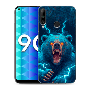 Силиконовый чехол на Huawei Honor 9C с принтом Медведь