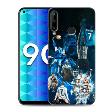 Силиконовый чехол на Huawei Honor 9C с принтом Реал Роналдо