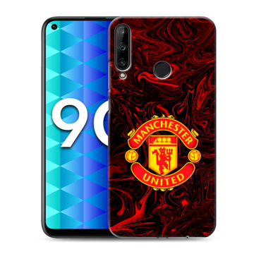 Силиконовый чехол на Huawei Honor 9C с принтом Manchester United