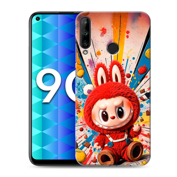 Силиконовый чехол на Huawei Honor 9C с принтом Labubu Лабубу