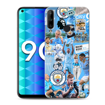 Силиконовый чехол на Huawei Honor 9C с принтом Man City Манчестер Сити