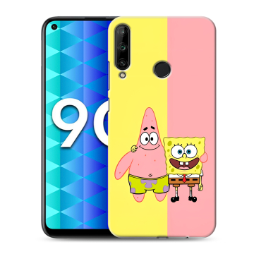 Силиконовый чехол на Huawei Honor 9C с принтом Спанч боб Спанчбоб