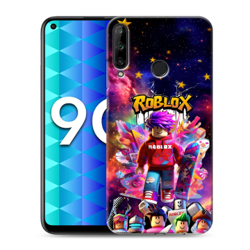 Силиконовый чехол на Huawei Honor 9C с принтом Roblox Роблокс