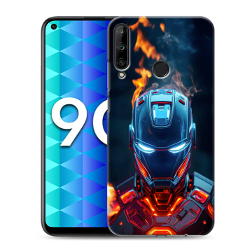 Силиконовый чехол на Huawei Honor 9C с принтом IronMan Железный человек