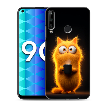 Силиконовый чехол на Huawei Honor 9C с принтом Смешной кот Силиконовый чехол на Huawei Honor 9C с принтом Смешной кот