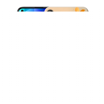 Силиконовый чехол на Huawei Honor 9C с принтом Цветы и бабочки