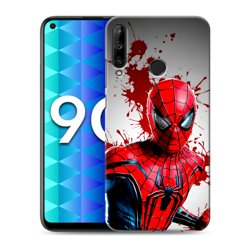Силиконовый чехол на Huawei Honor 9C с принтом Spiderman Человек паук