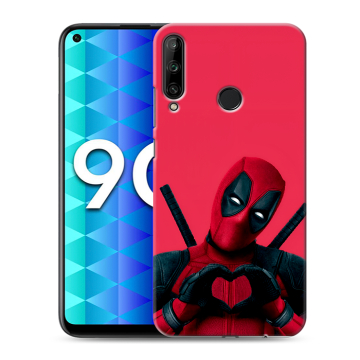 Силиконовый чехол на Huawei Honor 9C с принтом Дедпул Deadpool