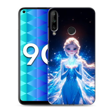 Силиконовый чехол на Huawei Honor 9C с принтом Холодное сердце Frozen