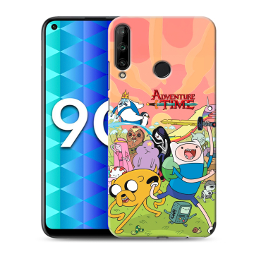 Силиконовый чехол на Huawei Honor 9C с принтом Adventure time Время приключений