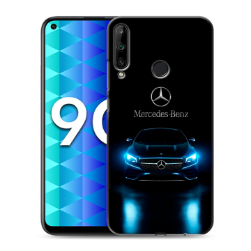 Силиконовый чехол на Huawei Honor 9C с принтом Mercedes Мерседес