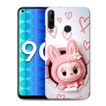 Силиконовый чехол на Huawei Honor 9C с принтом Labubu Лабубу