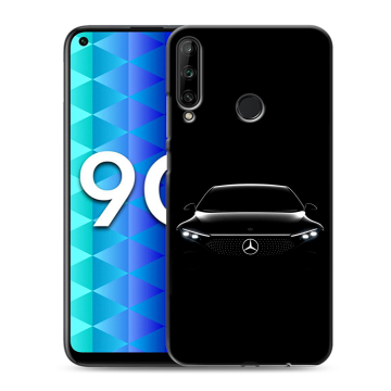 Силиконовый чехол на Huawei Honor 9C с принтом Mercedes Мерседес