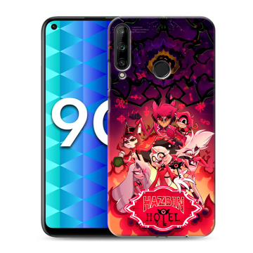 Силиконовый чехол на Huawei Honor 9C с принтом Hazbin Hotel Отель Хазбин