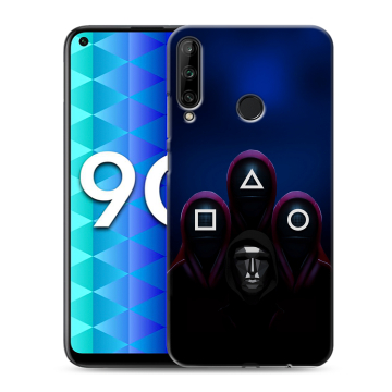 Силиконовый чехол на Huawei Honor 9C с принтом Игра Кальмара