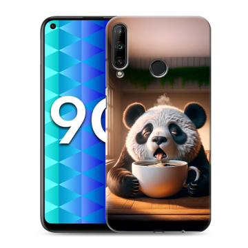 Силиконовый чехол на Huawei Honor 9C с принтом смешная панда