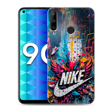 Силиконовый чехол на Huawei Honor 9C с принтом Nike Найк