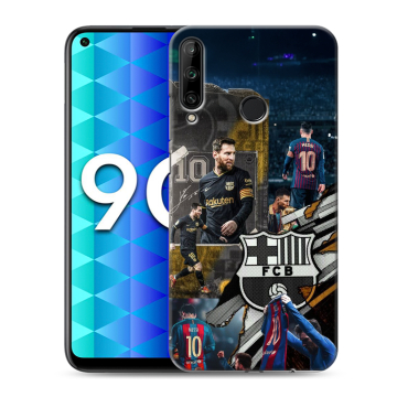 Силиконовый чехол на Huawei Honor 9C с принтом Messi Barcelona