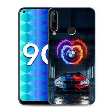 Силиконовый чехол на Huawei Honor 9C с принтом BMW БМВ Силиконовый чехол на Huawei Honor 9C с принтом BMW БМВ