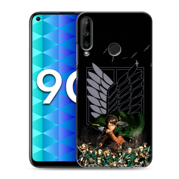 Силиконовый чехол на Huawei Honor 9C с принтом Атака титанов
