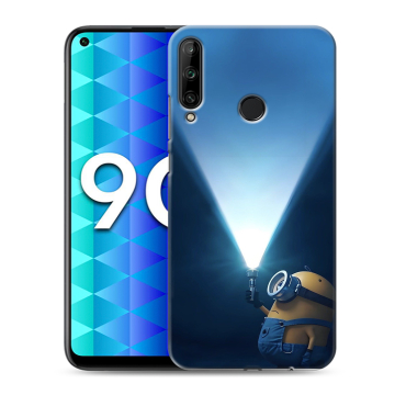 Силиконовый чехол на Huawei Honor 9C с принтом Миньоны