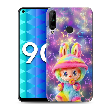 Силиконовый чехол на Huawei Honor 9C с принтом Labubu Лабубу