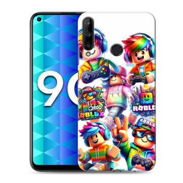 Силиконовый чехол на Huawei Honor 9C с принтом Roblox Роблокс Силиконовый чехол на Huawei Honor 9C с принтом Roblox Роблокс
