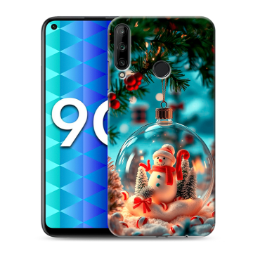 Силиконовый чехол на Huawei Honor 9C с принтом Новый год