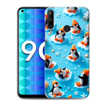 Силиконовый чехол на Huawei Honor 9C с принтом Новый год