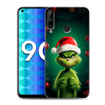 Силиконовый чехол на Huawei Honor 9C с принтом Гринч Новый год Рождество