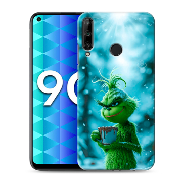 Силиконовый чехол на Huawei Honor 9C с принтом Новый год гринч