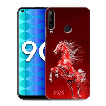Силиконовый чехол на Huawei Honor 9C с принтом Новый год