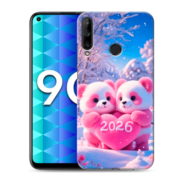 Силиконовый чехол на Huawei Honor 9C с принтом Новый год