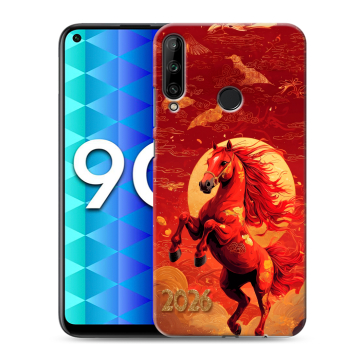Силиконовый чехол на Huawei Honor 9C с принтом Новый год