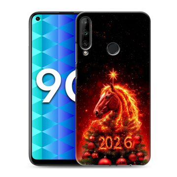 Силиконовый чехол на Huawei Honor 9C с принтом Новый год