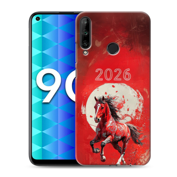Силиконовый чехол на Huawei Honor 9C с принтом Новый год